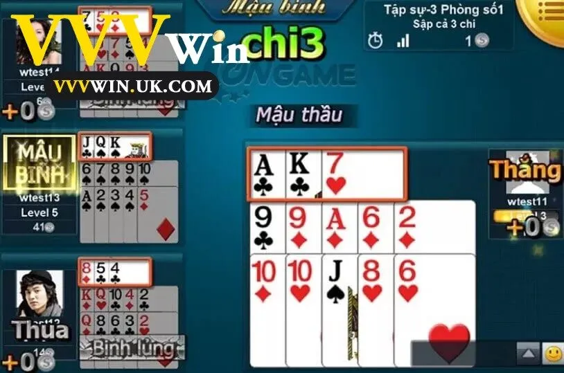 Bí Quyết Chinh Phục Mậu Binh Vvvwin Từ A Đến Z 2 Luật chơi Mậu Binh Vvvwin